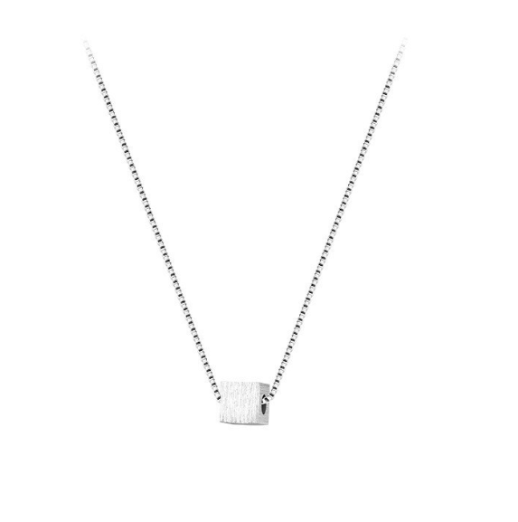 S925 Cute cube Necklace