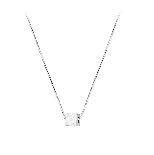S925 Cute cube Necklace